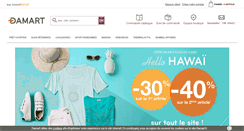 Desktop Screenshot of damart.fr
